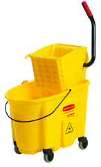 WaveBrake 35 Quart Mop Bucket and Wringer System - Makers Industrial Supply