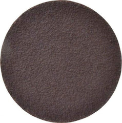 Norton - 3" Diam, 36 Grit Aluminum Oxide Adhesive PSA Disc - Very Coarse, Brown, X Weighted Cloth Backing, Flexible - Makers Industrial Supply