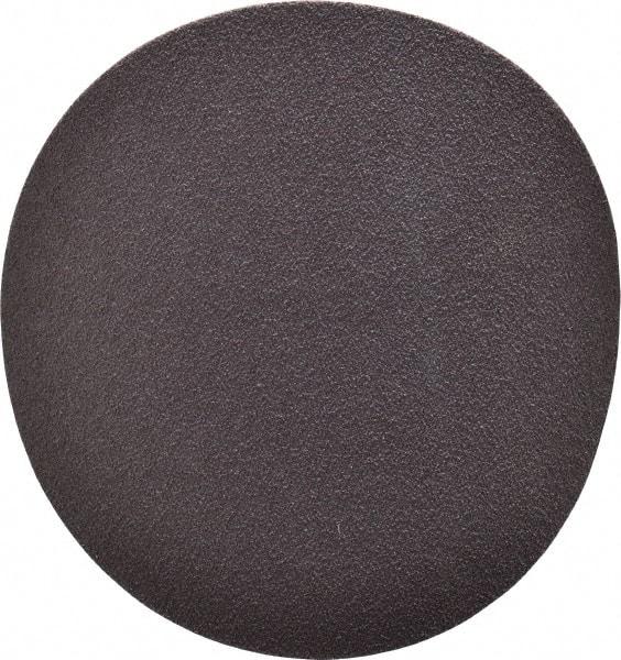 Norton - 6" Diam, 80 Grit Aluminum Oxide Adhesive PSA Disc - Coarse Grade, Brown, X Weighted Backing, Flexible - Makers Industrial Supply