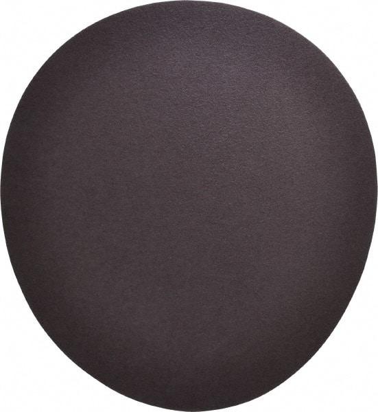 Norton - 12" Diam, 60 Grit Aluminum Oxide Adhesive PSA Disc - Coarse Grade, Brown, X Weighted Backing, Flexible - Makers Industrial Supply