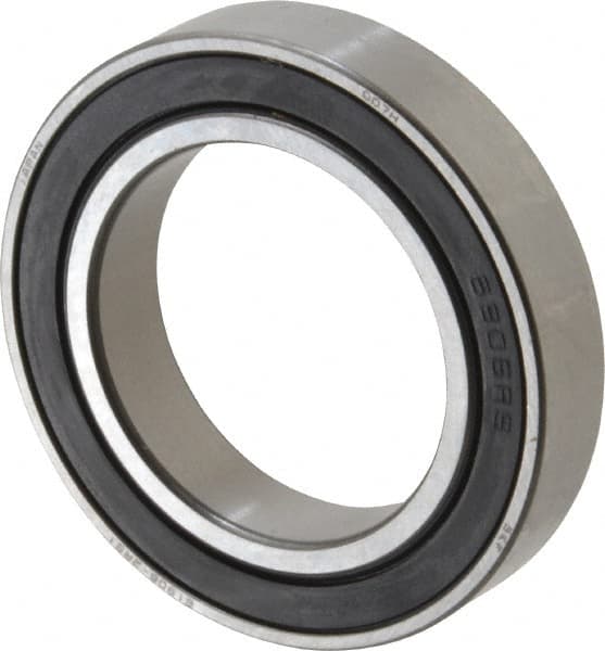 SKF - 30mm Bore Diam, 47mm OD, Double Seal Thin Section Radial Ball Bearing - 9mm Wide, 1 Row, Round Bore, 1,020 Lb Static Capacity, 1,640 Lb Dynamic Capacity - Makers Industrial Supply