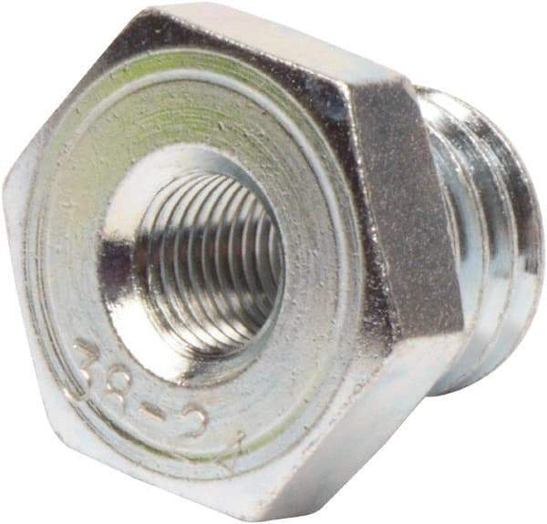 Weiler - 5/8-11 to 3/8-24 Wire Wheel Adapter - Metal Adapter - Makers Industrial Supply