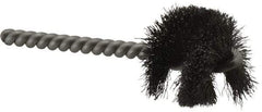 Weiler - 1-1/4" Diam Helical Steel Tube Brush - 0.008" Filament Diam, 1" Brush Length, 3-1/2" OAL, 1/4" Diam Stainless Steel Shank - Makers Industrial Supply