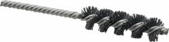 Weiler - 3/4" Diam Helical Nylon Tube Brush - Single Spiral, 0.022" Filament Diam, 2-1/2" Brush Length, 5-1/2" OAL, 1/4" Diam Shank - Makers Industrial Supply