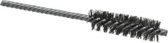 Weiler - 5/8" Diam Helical Steel Tube Brush - Double Spiral, 0.0104" Filament Diam, 2" Brush Length, 5-1/2" OAL, 7/32" Diam Shank - Makers Industrial Supply