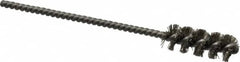 Weiler - 3/8" Diam Helical Stainless Steel Tube Brush - 0.008" Filament Diam, 1" Brush Length, 3-1/2" OAL, 1/8" Diam Stainless Steel Shank - Makers Industrial Supply