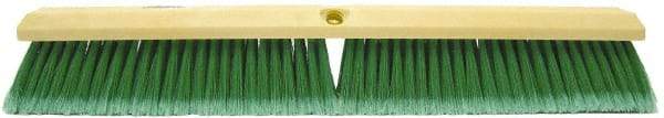 Weiler - 24" General Purpose Synthetic Push Broom - 3" Bristle Length, Foam Block, Threaded Handle Connection, Handle Sold Separately - Makers Industrial Supply