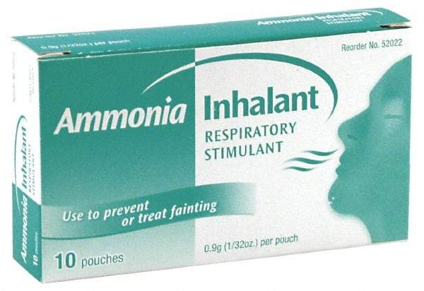 Medique - Ammonia Inhalant Wipes - For Ammonia Inhalant - Makers Industrial Supply