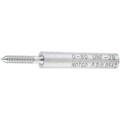 SPI - #0-80, Class 2B, Single End Plug Thread No Go Gage - Steel, Size 000 Handle Not Included - Makers Industrial Supply