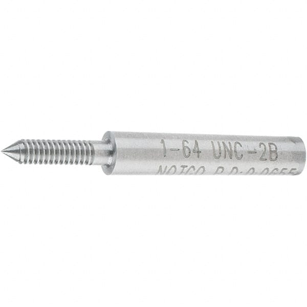 SPI - #1-64, Class 2B, Single End Plug Thread No Go Gage - Steel, Size 000 Handle Not Included - Makers Industrial Supply