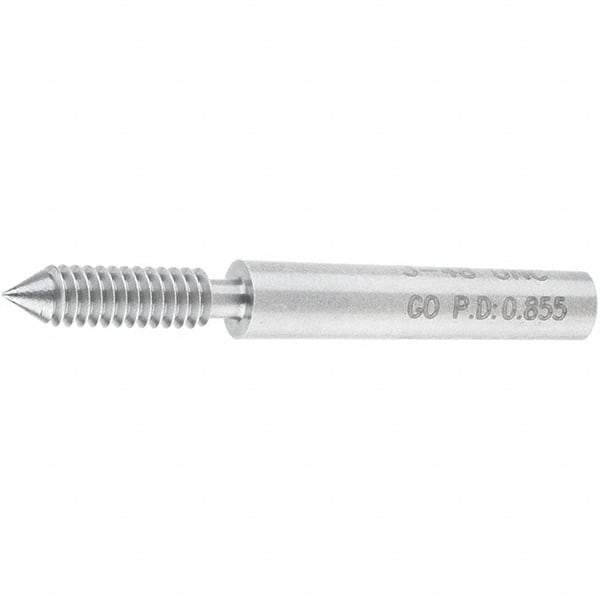 SPI - #3-48, Class 2B, 3B, Single End Plug Thread Go Gage - Steel, Size 000 Handle Not Included - Makers Industrial Supply