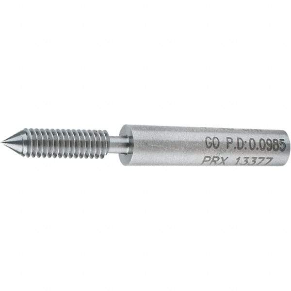 SPI - #4-48, Class 2B, 3B, Single End Plug Thread Go Gage - Steel, Size 00 Handle Not Included - Makers Industrial Supply