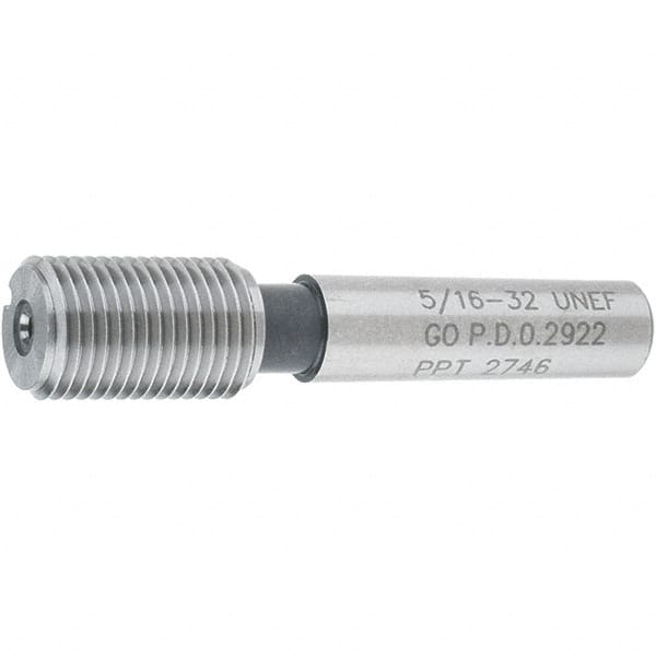 SPI - 5/16-32, Class 2B, 3B, Single End Plug Thread Go Gage - Steel, Size 1 Handle Not Included - Makers Industrial Supply