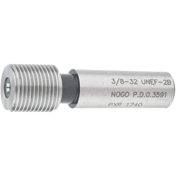 SPI - 3/8-32, Class 2B, Single End Plug Thread No Go Gage - Steel, Size 2 Handle Not Included - Makers Industrial Supply