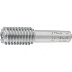 SPI - 7/16-14, Class 2B, 3B, Single End Plug Thread Go Gage - Steel, Size 2 Handle Not Included - Makers Industrial Supply