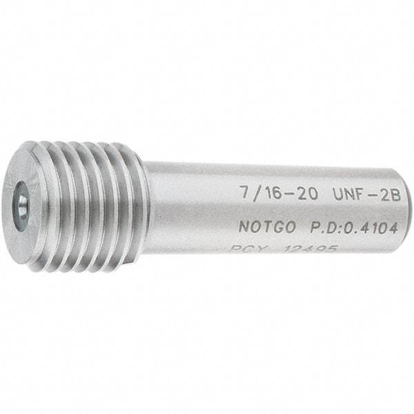 SPI - 7/16-20, Class 2B, Single End Plug Thread No Go Gage - Steel, Size 2 Handle Not Included - Makers Industrial Supply