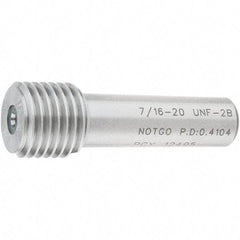 SPI - 7/16-20, Class 2B, Single End Plug Thread No Go Gage - Steel, Size 2 Handle Not Included - Makers Industrial Supply