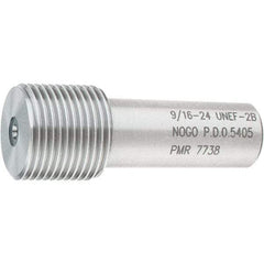 SPI - 9/16-24, Class 2B, Single End Plug Thread No Go Gage - Steel, Size 3 Handle Not Included - Makers Industrial Supply