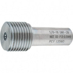 SPI - 5/8-18, Class 2B, Single End Plug Thread No Go Gage - Steel, Size 3 Handle Not Included - Makers Industrial Supply