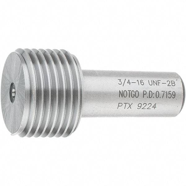 SPI - 3/4-16, Class 2B, Single End Plug Thread No Go Gage - Steel, Size 3 Handle Not Included - Makers Industrial Supply