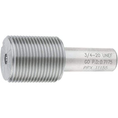 SPI - 3/4-20, Class 2B, 3B, Single End Plug Thread Go Gage - Steel, Size 3 Handle Not Included - Makers Industrial Supply