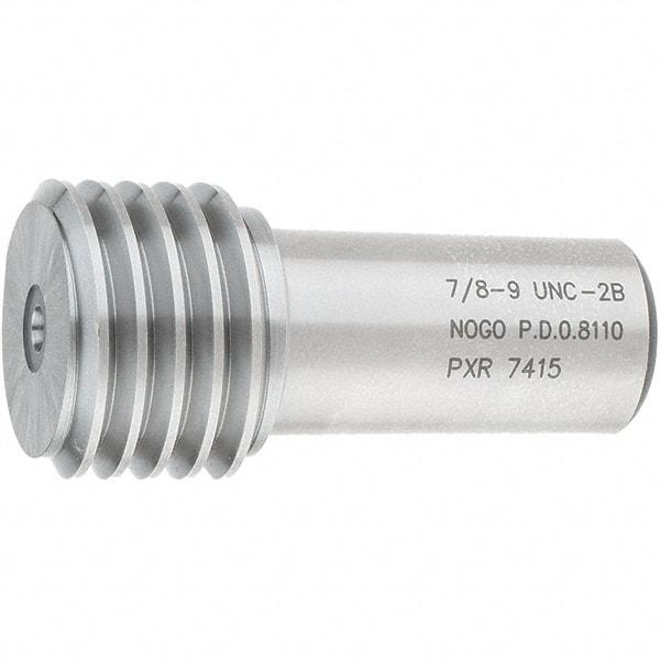 SPI - 7/8-9, Class 2B, Single End Plug Thread No Go Gage - Steel, Size 4 Handle Not Included - Makers Industrial Supply