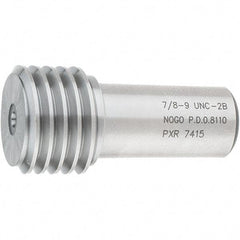 SPI - 7/8-9, Class 2B, Single End Plug Thread No Go Gage - Steel, Size 4 Handle Not Included - Makers Industrial Supply