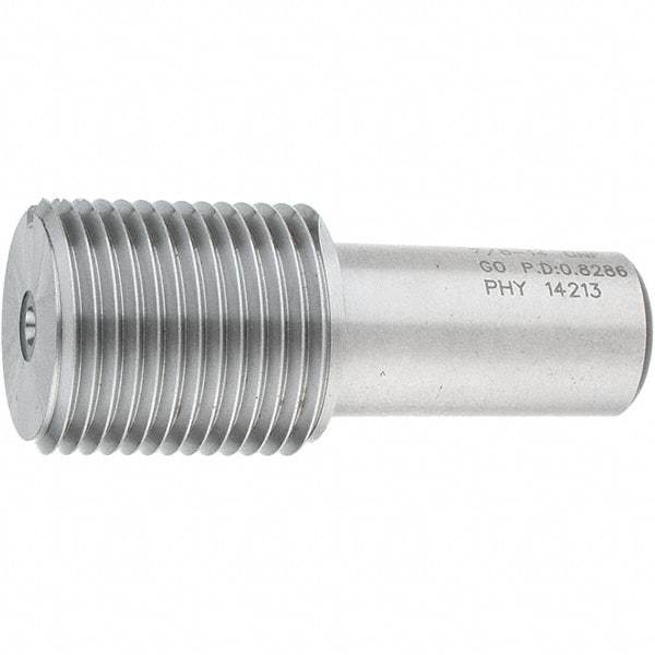 SPI - 7/8-14, Class 2B, 3B, Single End Plug Thread Go Gage - Steel, Size 4 Handle Not Included - Makers Industrial Supply