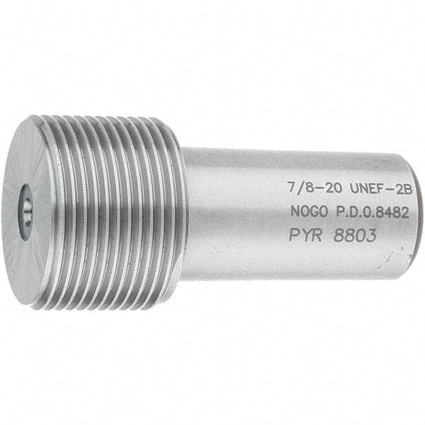 SPI - 7/8-20, Class 2B, Single End Plug Thread No Go Gage - Steel, Size 4 Handle Not Included - Makers Industrial Supply