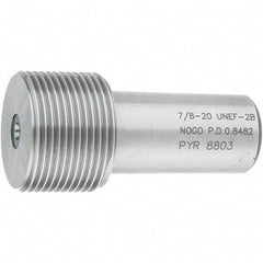 SPI - 7/8-20, Class 2B, Single End Plug Thread No Go Gage - Steel, Size 4 Handle Not Included - Makers Industrial Supply