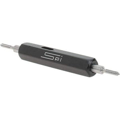 SPI - #0-80, Class 2B, Double End Plug Thread Go/No Go Gage - Steel, Size 000 Handle Included - Makers Industrial Supply