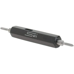 SPI - #0-80, Class 3B, Double End Plug Thread Go/No Go Gage - Steel, Size 000 Handle Included - Makers Industrial Supply