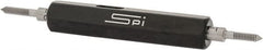 SPI - #1-64, Class 2B, Double End Plug Thread Go/No Go Gage - Steel, Size 000 Handle Included - Makers Industrial Supply