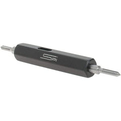 SPI - #1-72, Class 3B, Double End Plug Thread Go/No Go Gage - Steel, Size 000 Handle Included - Makers Industrial Supply