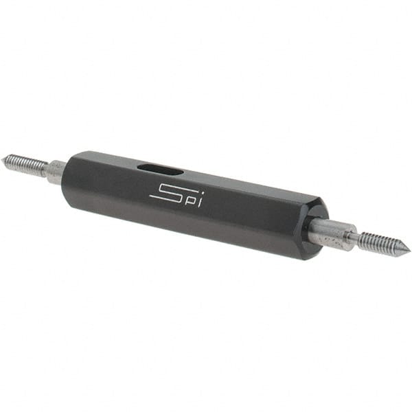 SPI - #2-56, Class 3B, Double End Plug Thread Go/No Go Gage - Steel, Size 000 Handle Included - Makers Industrial Supply