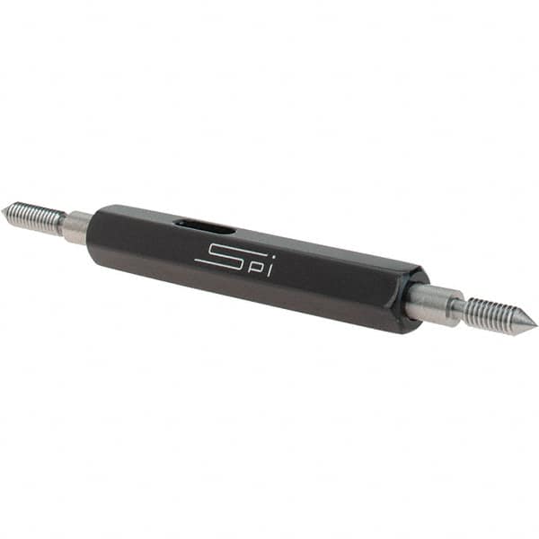 SPI - #5-44, Class 2B, Double End Plug Thread Go/No Go Gage - Steel, Size 00 Handle Included - Makers Industrial Supply