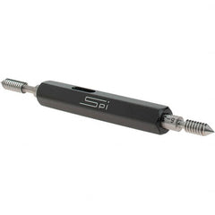 SPI - #6-32, Class 3B, Double End Plug Thread Go/No Go Gage - Steel, Size 00 Handle Included - Makers Industrial Supply