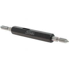 SPI - #6-40, Class 2B, Double End Plug Thread Go/No Go Gage - Steel, Size 00 Handle Included - Makers Industrial Supply