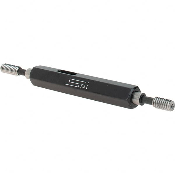 SPI - #8-32, Class 3B, Double End Plug Thread Go/No Go Gage - Steel, Size 0 Handle Included - Makers Industrial Supply