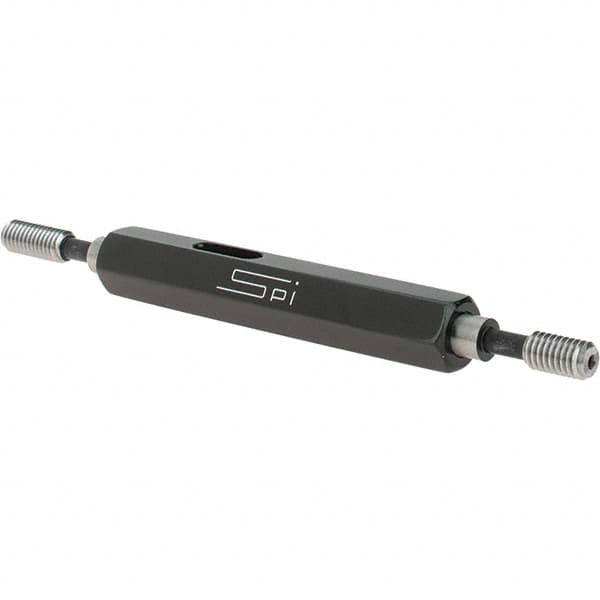 SPI - #8-36, Class 2B, Double End Plug Thread Go/No Go Gage - Steel, Size 0 Handle Included - Makers Industrial Supply