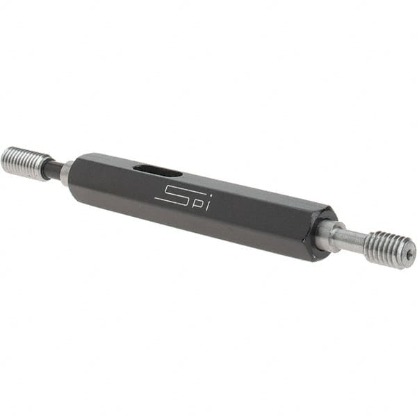 SPI - #10-32, Class 3B, Double End Plug Thread Go/No Go Gage - Steel, Size 0 Handle Included - Makers Industrial Supply