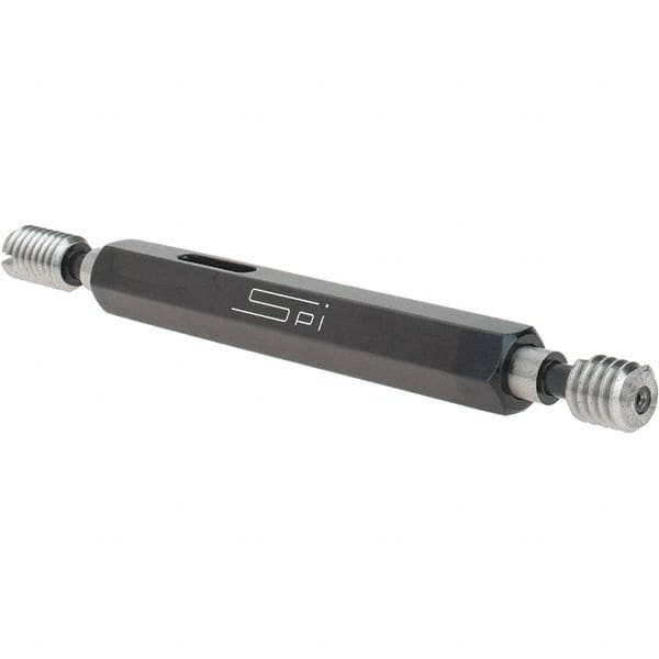 SPI - 5/16-18, Class 3B, Double End Plug Thread Go/No Go Gage - Steel, Size 1 Handle Included - Makers Industrial Supply