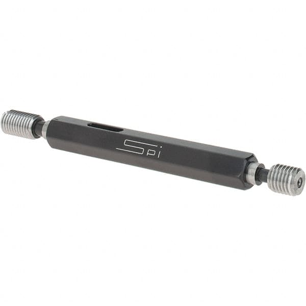 SPI - 5/16-24, Class 3B, Double End Plug Thread Go/No Go Gage - Steel, Size 1 Handle Included - Makers Industrial Supply