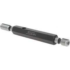 SPI - 3/8-16, Class 3B, Double End Plug Thread Go/No Go Gage - Steel, Size 2 Handle Included - Makers Industrial Supply