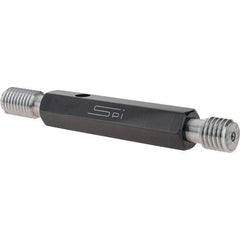 SPI - 9/16-12, Class 2B, Double End Plug Thread Go/No Go Gage - Steel, Size 3 Handle Included - Makers Industrial Supply