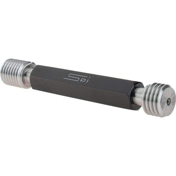 SPI - 3/4-10, Class 2B, Double End Plug Thread Go/No Go Gage - Steel, Size 3 Handle Included - Makers Industrial Supply