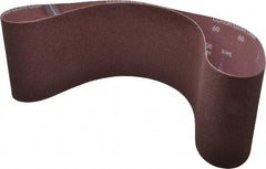 Norton - 6" Wide x 48" OAL, 60 Grit, Aluminum Oxide Abrasive Belt - Aluminum Oxide, Medium, Coated - Makers Industrial Supply