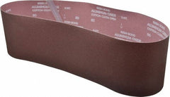 Norton - 6" Wide x 48" OAL, 80 Grit, Aluminum Oxide Abrasive Belt - Aluminum Oxide, Medium, Coated - Makers Industrial Supply