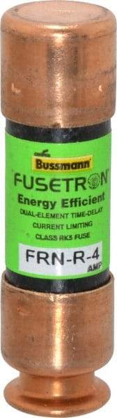 Cooper Bussmann - 125 VDC, 250 VAC, 4 Amp, Time Delay General Purpose Fuse - Fuse Holder Mount, 50.8mm OAL, 20 at DC, 200 (RMS) kA Rating, 9/16" Diam - Makers Industrial Supply