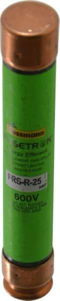 Cooper Bussmann - 300 VDC, 600 VAC, 25 Amp, Time Delay General Purpose Fuse - Fuse Holder Mount, 127mm OAL, 20 at DC, 200 (RMS) kA Rating, 13/16" Diam - Makers Industrial Supply